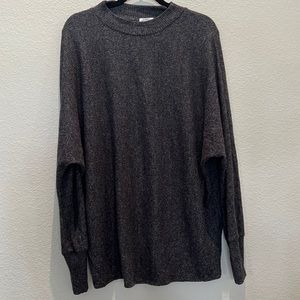 Mock neck dolman sweater